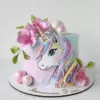 Фотография торта ---vgorode--- выполненного на заказ - Торт "Единорог. Фотопечать" от Choco-plaza