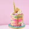 Фотография торта ---vgorode--- выполненного на заказ - Торт «Единорог золотой» от Choco-plaza