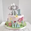 Фотография торта ---vgorode--- выполненного на заказ - Торт "На годик" от Choco-plaza