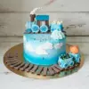 Фотография торта ---vgorode--- выполненного на заказ - Торт детский с «Паровозиком» от Choco-plaza