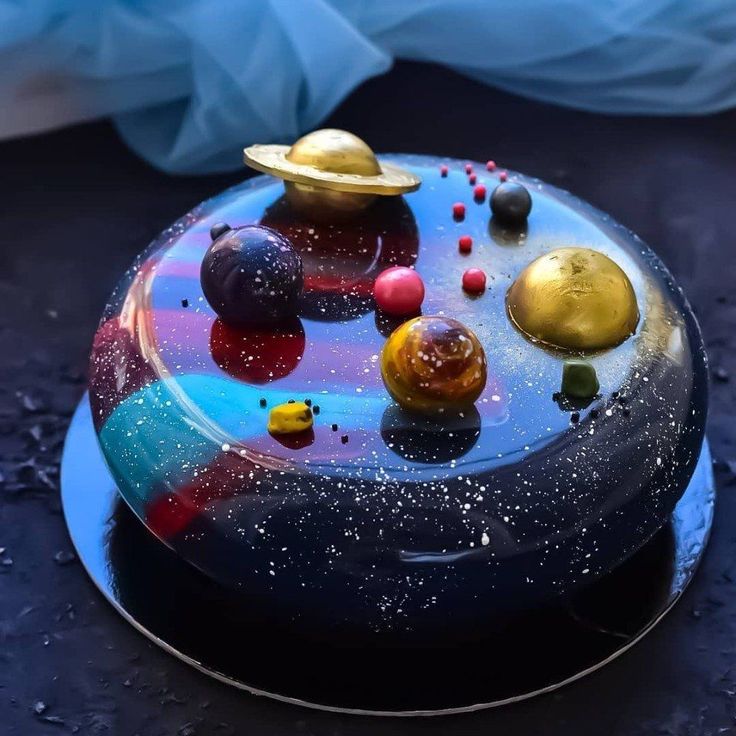 Фотография торта на заказ - Торт «Галактическое зеркало» от Choco-plaza